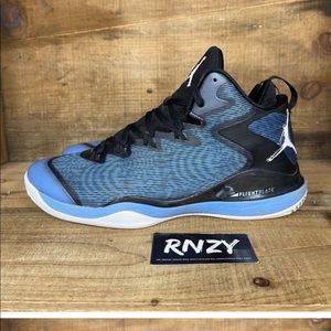 Jordan Air Super Fly 3 Black Blue Athletic Sneaker